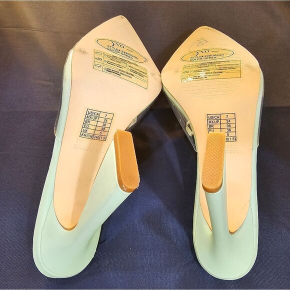 BRAND NEW YVO PEOPLE POINTED TOE SLIP-ON WOMEN"S HIGH HEEL SANDAL - Picture 13 of 15